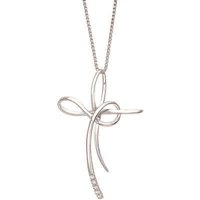 Collana Bliss Donna in Oro bianco Diamante 0.03 Ct 20068594 - 20068594